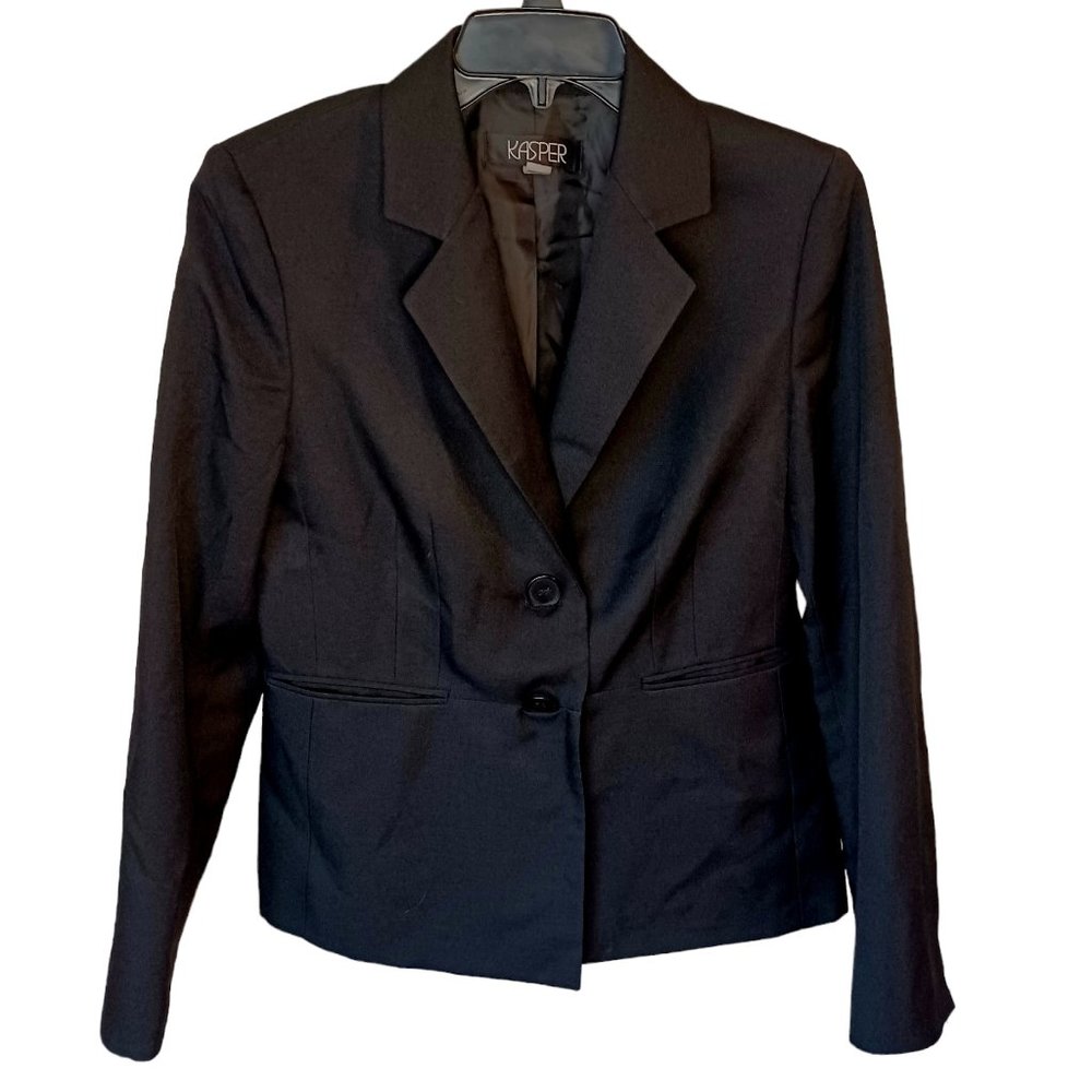 Kasper Black Blazer Size 6